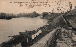St Saint-Rambert D'Albon (Drôme) Bord Du Rhône Et Usine Goy-Goguay - Edition J.D. Carte N° 7 De 1914 - Autres & Non Classés