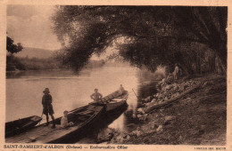 St Saint-Rambert D'Albon (Drôme) Embarcadère Du Restaurant Ollier, Barques - Edition Combier - Otros & Sin Clasificación