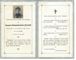 Image , Post Mortem : Suzanne-Elisabeth-Cécile Julien Le 1er Avril 1908 à 19 Ans , Lieu ? . - Religion & Esotérisme