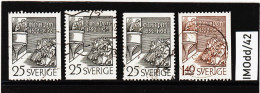 IMOdd/42 SCHWEDEN 1952  Michl 367/68 Used / Gestempelt SIEHE ABBILDUNG - Used Stamps