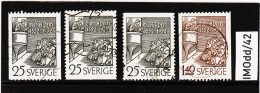 IMOdd/42 SCHWEDEN 1952  Michl 367/68 Used / Gestempelt SIEHE ABBILDUNG - Oblitérés