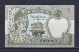 NEPAL  - 1995-2000 2 Rupees UNC/aUNC Banknote As Scans - Nepal