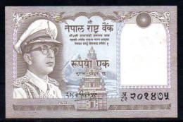 509-Népal 1 Rupee 1972 - Népal
