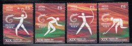 India 2010 Commonwealth Games - Archery 4v Set MNH As Per Scan - Tiro Con L'Arco