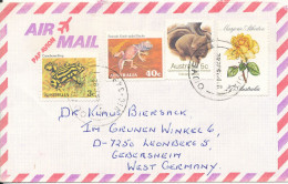 Australia Air Mail Cover Sent To Germany Ouyen 26-6-1982 Some Of The Backside Of The Cover Is Missing - Lettres & Documents