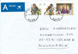 Belgium Cover Sent To Denmark Buggenhout 22-7-1999 Topic Stamps - Brieven En Documenten