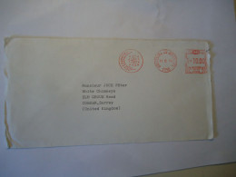 BELGIUM    COVER  NATO OTAN POSTMARK   MACHINE  1974 POSTED FRM OTAN NATO - OTAN