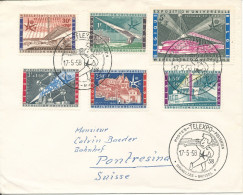 Belgium FDC 20-6-1958 Complete Set Of 6 Expo 58 - 1951-1960