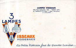 Buvard Lampes Visseaux - V