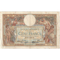 France, 100 Francs, Luc Olivier Merson, 1938, C.59359, TB, Fayette:25.20, KM:86b - 100 F 1908-1939 ''Luc Olivier Merson''