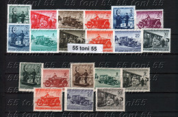 1941/1942 PARCEL Stamps / Colis I+II (car; Motorcycle; Train ) Yv.– Colis 1/20 20v.-MNH Bulgaria /Bulgarie - Eilpost