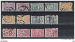 LUOGOTENENZA:  1946  PACCHI  POSTALI  1/2  SEZIONE  -  INSIEME  13  VAL. US. -  SASS. 60/64 - Paketmarken