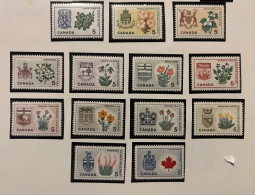 1976 Canada Provincial Stamps, 13 Value, MNH, VF - Neufs