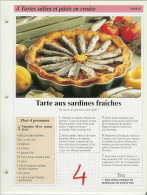 Lot 4  Tartes Salées Et Pâtés En Croute   Fiche  Cuisine  Recette - Recettes De Cuisine