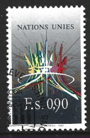 ONU GENEVE. N°152 De 1997 Oblitéré. Oeuvre De Mathieu. - Used Stamps
