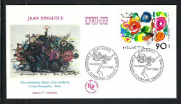 SUISSE Ca.1988: FDC "Tinguely" De Basel - FDC