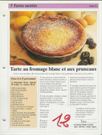 Lot  12  Tartes Sucrées   Tarte  Fiche  Cuisine  Recette - Recepten