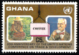 Ghana - 1990  - 20 Ans De La Conférence Des Nations Unies Sur Le Commerce Et Le Développement - Y&T N° 895 MH * - Ghana (1957-...)