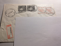 En Recommandé à Partir D'Oostende Le 07/03/1984.2x 30fr +2x 11fr. - Covers & Documents
