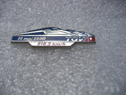 Pin's Du Record De Vitesse Du TGV à 515,3Km/h Le 18 Mai 1990 - TGV