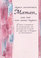 Carte Postale: Arts Du Mont-Bleu: "Joyeux Anniversaire, MAMAN", Carte Neuve Sous Blister Et Avec Enveloppe. - Geburtstag