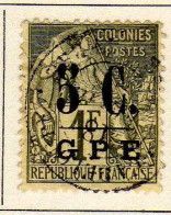 Guadeloupe - (1890-91) -   .5 C. Sur 1 F. Colonies Generales - Oblitere - Gebraucht