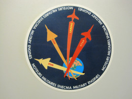 Sticker SNECMA Moteurs Militaires / M88 M53 LARZAC ATAR  RAFALE - MIRAGE - ALPHA JET - Fliegerei