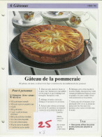 Lot 25  Gâteaux  Gateau Fiche  Cuisine  Recette - Küche & Rezepte