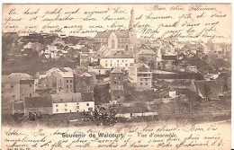 Souvenir De WALCOURT Vue Ensemble 10 Cachets!! OberElzas Marcovici    947 D1 - Walcourt