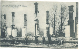 BL 17 - 4119 LIDA Belarus, After Bombing, Destroyed House - Old Postcard, Real PHOTO - Unused - Belarus