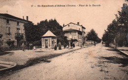 St Saint-Rambert-d'Albon (Drôme) - La Place De La Bascule - Carte C.B. N° 17 En 1925 - Autres & Non Classés