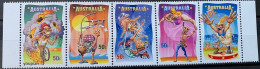 Australia 2007, Circus, MNH Stamps Strip - Ongebruikt