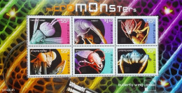 Australia 2009, Micro Monsters, MNH Unusual S/S - Mint Stamps
