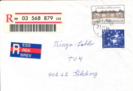 Sweden Registered Cover Sent To Göteborg 21-11-1994 - Cartas & Documentos