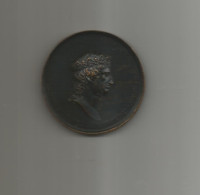 REGNO DUE SICILIE: FERDINANDO I 1825 MORTE ING. REGA DIAM. 57 MM - Royaux/De Noblesse