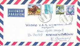 Yugoslavia Air Mail Cover Sent To Germany Bjelovar 3-12-1988 - Covers & Documents