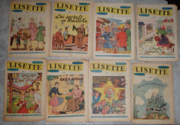 Lisette 8 Numéros    45  +  47 à 53  Année 1950 - Lisette