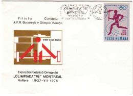 COV 994 - 12 Weight Lifting, OLIMPIC GAMES, Montreal - Cover - Used - 1976 - Wrestling