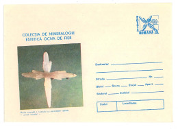 IP 89 -  100 Cuart, MINERALS, Romania - Stationery - Unused - 1989 - Minerals