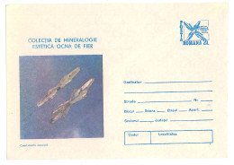 IP 89 -  101 Cuart, MINERALS, Romania - Stationery - Unused - 1989 - Minerals