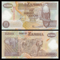 Zambia   2011 Plastic Banknotes Paper Money 500 Kwacha  Polymer  UNC 1Pcs Banknote - Zambia