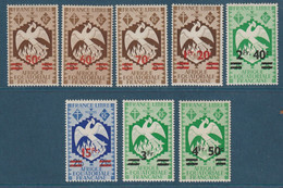 AEF - YT N° 198 à 205 ** - Neuf Sans Charnière - 1945 - Unused Stamps