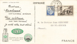 ANDORRE - MARCOPHILIE - IMPRIME, CARTE "La MAISON Des VALLEES" - BEL  AFFRANCHISSEMENT - Storia Postale