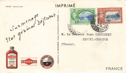 TRINITE & TOBAGO - MARCOPHILIE - IMPRIME, CARTE "BORD De MER" - BEL  AFFRANCHISSEMENT - Trinidad & Tobago (...-1961)