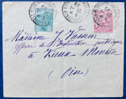 Lettre Janv 1920 Orphelin De La Guerre + N°23 Oblit Dateur De MONTE CARLO Pour VIEUX MOULIN - Briefe U. Dokumente