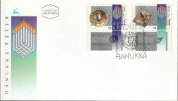 Israël 1997, FDC UNUSED, Coin, Chanukka. - FDC