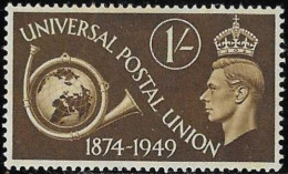 Great Britain 1949 Mint Stamp The 75th Anniversary Of The Universal Postal Union 1'- [WLT1872] - Nuevos