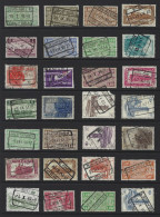 Y022 - Belgium - Railway Parcel Stamps - Used Lot - Sonstige & Ohne Zuordnung