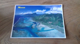 216 / VUE AERIENNE DE LA COTE NORD OUEST DE L ILE DE MOOREA HOTEL BEACHCOMBER - Polynésie Française