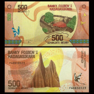Madagascar  2017 Plastic Banknotes Paper Money 500 Ariary Polymer  UNC 1Pcs Banknote - Madagascar